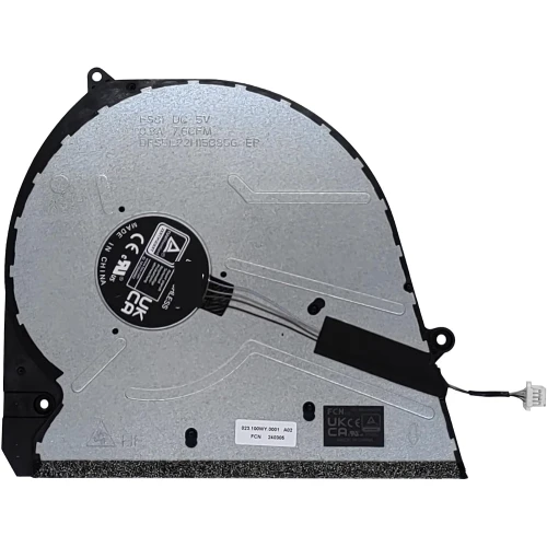 DELL Inspiron 16 7640 2-in-1 0KMK58 KMK58 CPU Fan original DFS5L22H15B856, DFS5L22H15B35G, FS81 laptop cooling fan – front view