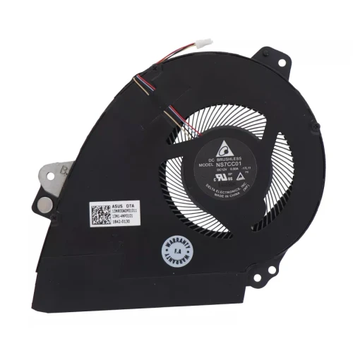 ASUS ROG GX501 GX501V GX501GI CPU Fan original 12V NS7CC01-1711 laptop cooling fan – front view
