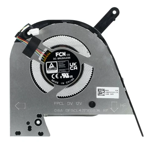 ASUS Pro15 2022 RTX3060 Pro 15x K6501ZM CPU Fan original DFSCL42P16593K FPCL laptop cooling fan – front view