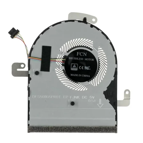 ASUS X580 X580VD NX580V NX580VD M580V N580V FJNK CPU Fan original DFS501105PR0T FJNK laptop cooling fan – front view