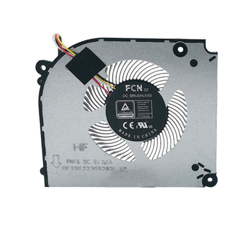 Clevo NP70HP DFS5K223052831 CPU fan original DFS5K223052831 laptop cooling fan – front view