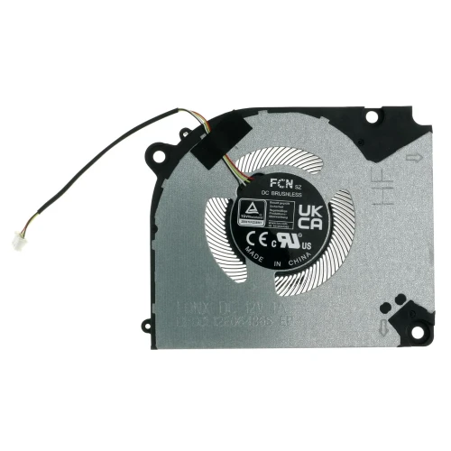 Clevo V150 V150PNP V150PNJ V150PNK V150PNH GPU Fan original 12V FQNX DFSCL12E06486S laptop cooling fan – front view