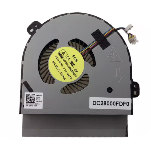 Buy high quality DELL M15X R1 R2 FG23 09M2MV DC28000FDF0 CPU Fan original at fan-cooler.com