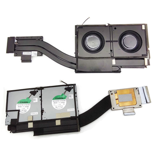 Buy high quality DELL Precision 7670 M7670 0DV704 095P1D FAN heatsink original at fan-cooler.com