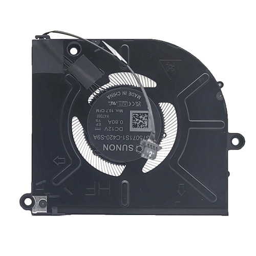 Dell AIienware M16 R2 CPU fan original EG75071S1-C420-S9A EG75071S1-C420-S9A laptop cooling fan – front view