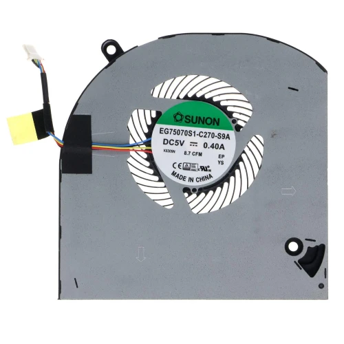 DELL Alienware 15 R3 15 R4 P69F CPU Fan original EG75070S1-C270-S9A laptop cooling fan – front view