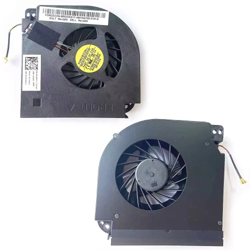 DELL M6400 M6500 M6600 W227F small port CPU Fan original M6400 laptop cooling fan – front view