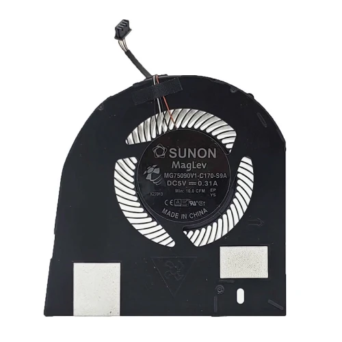 DELL Precision 7530 7540 M7530 M7540 P74F NS85C12-17G23 CPU Fan original MG75090V1-C170-S9A laptop cooling fan – front view