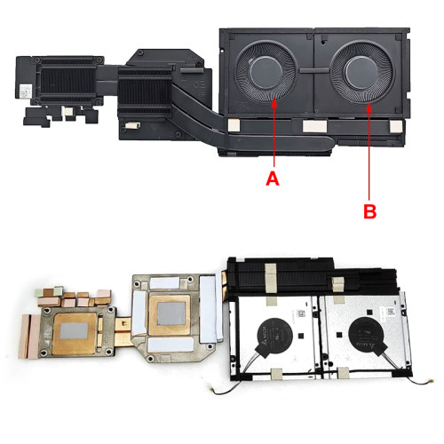 Buy high quality Dell Precision 7770 M7770 EQ A5600 0RPD7J Fan heatsink original at fan-cooler.com