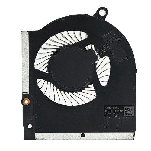 Dell SUNON EG75070S1-C770-S9A 5V Fan original EG75070S1-C770-S9A laptop cooling fan – front view