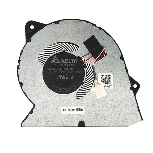 Dell Vostro 3420 3250 Inspiron 3525 NS75C40 21K10 0RFF51 Fan original NS75C40-21K10 laptop cooling fan – front view