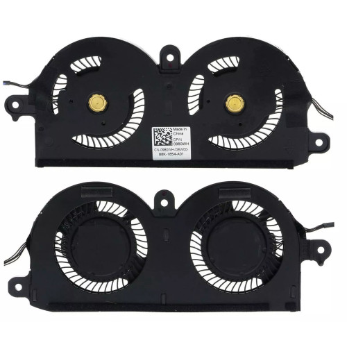 Buy high quality Dell XPS 13 7390 9370 9380 P82G P82G002 P82G003 PNWJR 980WH CPU GPU Fan original at fan-cooler.com