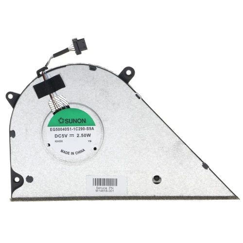 HP 15-EG 15-EH TPN-Q245 Q246 M20333-001 M14818 integrated graphics Fan original EG50040S1-1C290-S9A laptop cooling fan – front view