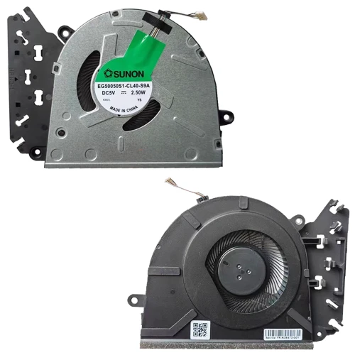 HP 15-FC 250 G10 TPN-Q287 N38472-001 Fan original EG50050S1-CL40-S9A laptop cooling fan – front view