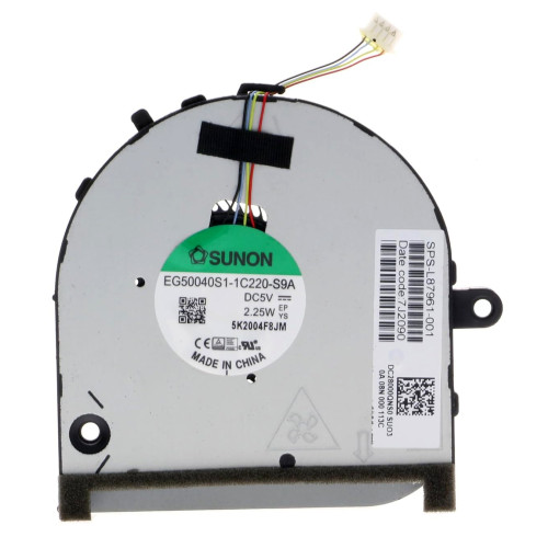 Buy high quality HP ENVY 17m-CG TPN-C146 L87962 L87961-001 CPU Fan original at fan-cooler.com