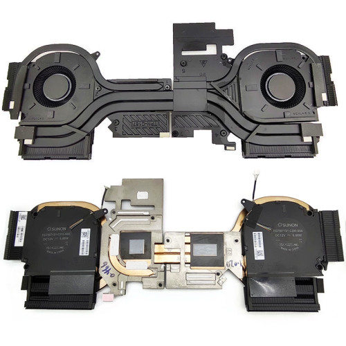 Buy high quality HP OMEN 10 16-WF1023TX TPN-C167 N79838-001 CPU GPU fan heatsink original at fan-cooler.com
