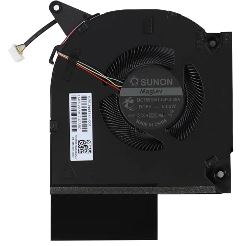 HP OMEN 9 16-U 16-WF 16-WD 16-XF TPN-C167 TPN-C170 N44741-001 CPU Fan original MG75090V1-C460-S9A laptop cooling fan – front view