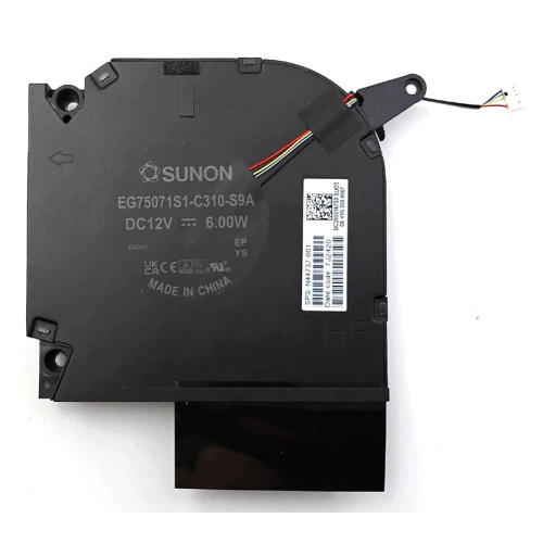 HP OMEN 9PLUS 16-U TPN-C167 TPN-C168 N44737-001 ND8CC22 22H18 GPU Fan original EG75071S1-C310-S9A laptop cooling fan – front view
