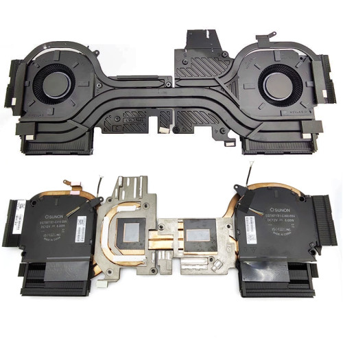 Buy high quality HP OMEN 9 16-WF1032TX N44774-001 RTX4080 CPU GPU fan heatsink original at fan-cooler.com