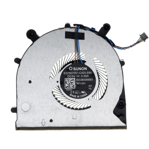 HP ProBook 650 G4 650 G5 Fan original NS85C00-18H19 laptop cooling fan – front view