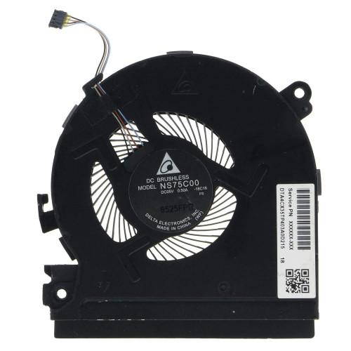 HP Spectre X360 15-CH 15-CH000 15-CH011DX 15-CH011NR 15-ch075nr GPU Fan original NS75C00-18C16 laptop cooling fan – front view