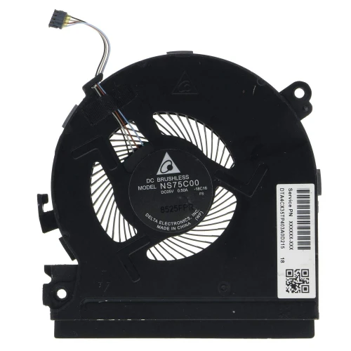 HP Spectre X360 15-CH 15-CH000 15-CH011DX 15-CH011NR 15-ch075nr GPU Fan original NS75C00-18C16 laptop cooling fan – front view