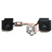Lenovo Thinkpad P52 P53 02DM015 02DM016 CPU GPU FAN Heatsink original single copper tube – view 1