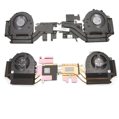 LENOVO ideapad IdeaPad Gaming 3-15IHU6 5H40S20395 CPU GPU Fan heatsink original 5H40S20395 laptop cooling fan – front view