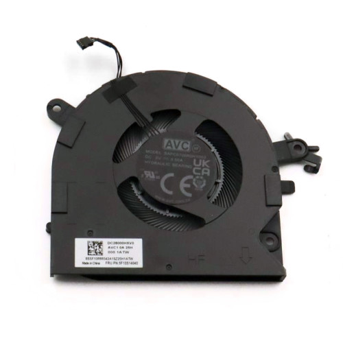 Lenovo Yoga Slim 7 ProX 14ARH7 5F10S14038 5F10S14039 CPU Fan original Yoga Slim 7 ProX 14ARH7 laptop cooling fan – front view