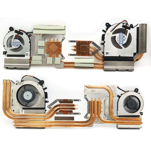 MSI Bravo 15 B5DD MS-158K CPU GPU Fan heatsink original MS-158K laptop cooling fan – front view