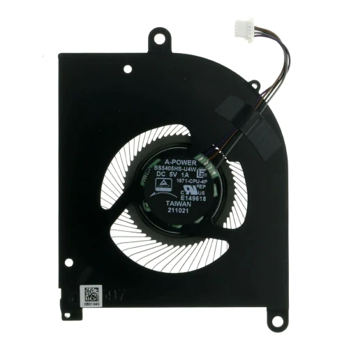 MSI Creator Z16 A11UET MS-1571 MS-1572 CPU Fan original BS5405HS-U4W, 1571-CPU-4P laptop cooling fan – front view
