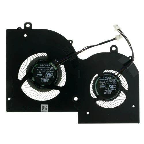 MSI Creator Z16 A11UET MS-1571 MS-1572 GPU Fan original BS4505HS-U5C, 1571-G-CCW  laptop cooling fan – front view