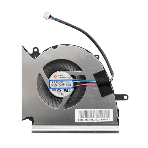 MSI GE75 GP75 GL75 WE75 VR MS-17E2 MS-17E4 MS-17E5 MS-17E7 N414 GPU Fan original PAAD06015SL-N414 laptop cooling fan – front view