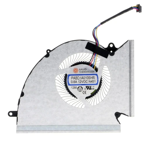 MSI GE76 WE76 GP76 MS-17K3 MS-17K2 MS-17K1 PABD1A010SHR N451 CPU Fan original PABD1A010SHR-N451 laptop cooling fan – front view