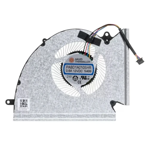 MSI 17K5 GE77 GL77 PABD1A010SHR N499 CPU Fan original PABD1A010SHR-N499 laptop cooling fan – front view