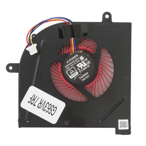 MSI GS63VR GS73VR GS62 MS-16K2 MS-16K3 MS-16K4 MS-16K5 MS-17B2 red CPU Fan original BS5005HS-U2F1 laptop cooling fan – front view
