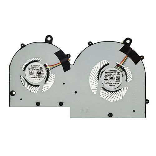 MSI Modern 15 B12M MS-15H1 MS-15H2 BS5205HS U5L Fan original BS5005HS-U3J, MS15H2-CCW laptop cooling fan – front view