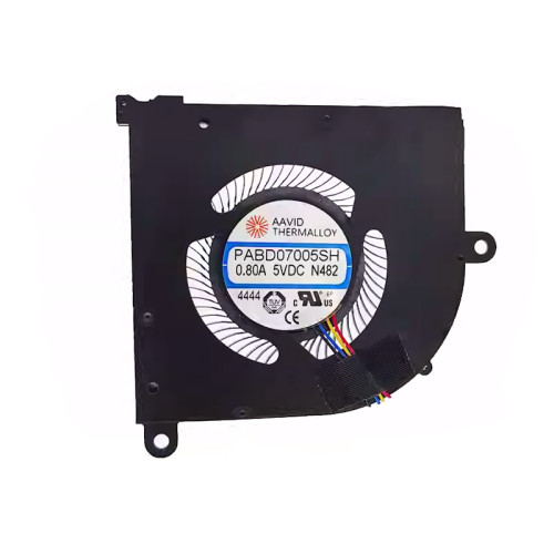 MSI PABD07005HS N482 DC5V 0.8A fan original PABD07005HS-N482 laptop cooling fan – front view