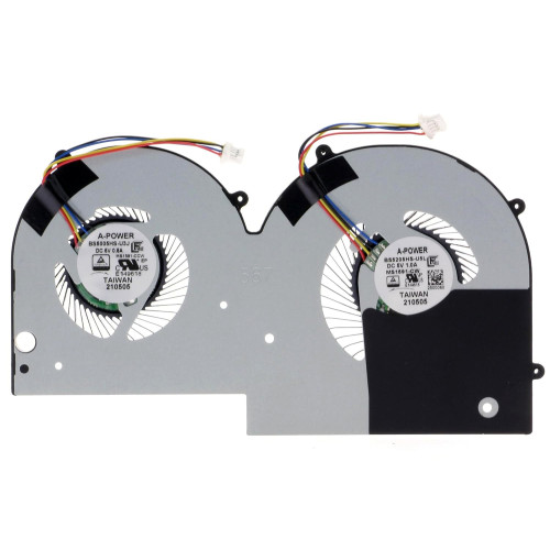 MSI Summit E16 Flip Evo MS-1591 BS5005HS-U3J Fan original BS5005HS-U3J laptop cooling fan – front view