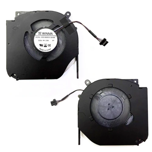 Acer Nitro Shadow 16 N24JA1 SH16-72 CPU GPU Fan original EGC-80081S1-0AHB6 laptop cooling fan – front view