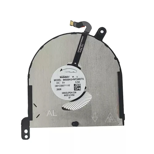 Toshiba G61C00071110 B6506ASHNF2400TN Fan original B6506ASHNF2400TN laptop cooling fan – front view
